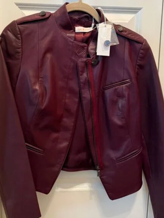 Tory Burch Jackets & Blazers - NWT Tory Burch Leather Jacket